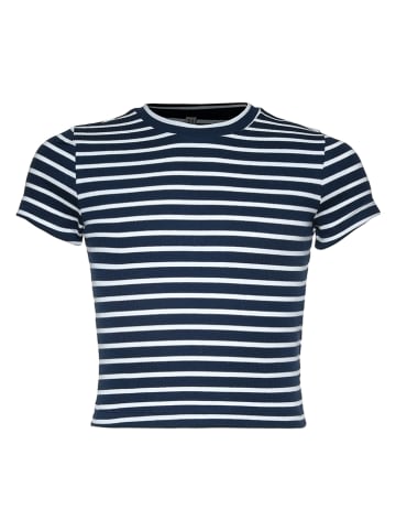 Blue Effect Koszulka w kolorze granatowo-białym