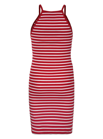 Blue Effect Jurk rood/wit