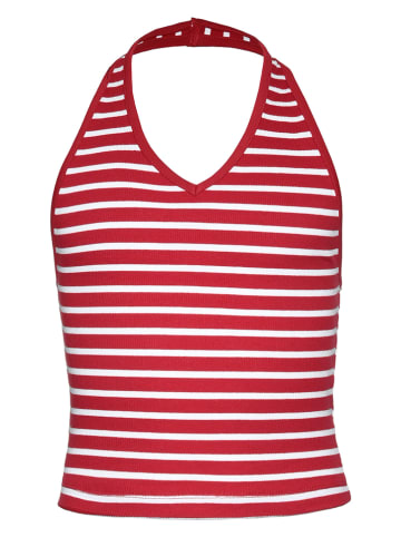 Blue Effect Top rood/wit