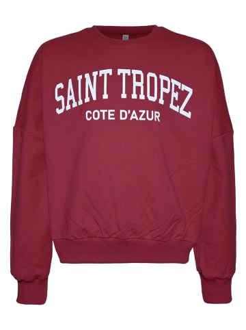 Blue Effect Sweatshirt rood