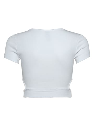 Blue Effect Shirt in Weiß