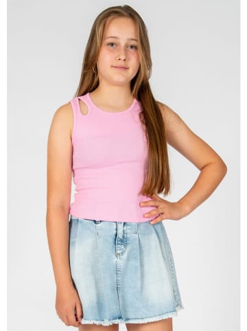 Blue Effect Top in Rosa