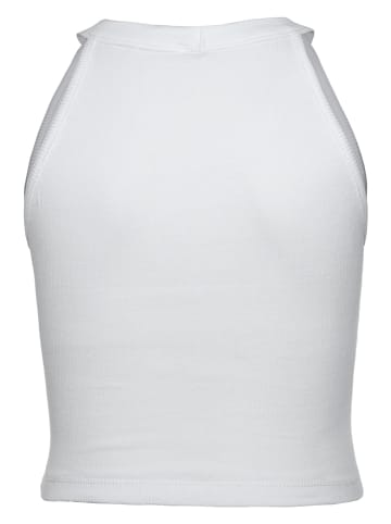 Blue Effect Top in Weiß