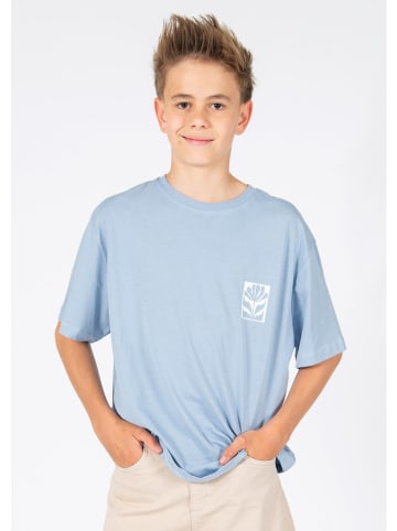 Blue Effect Shirt in Hellblau