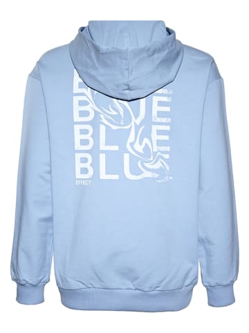 Blue Effect Hoodie in Hellblau