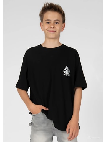 Blue Effect Shirt in Schwarz