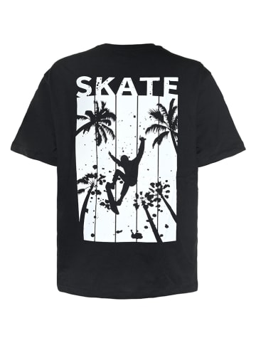 Blue Effect Shirt in Schwarz