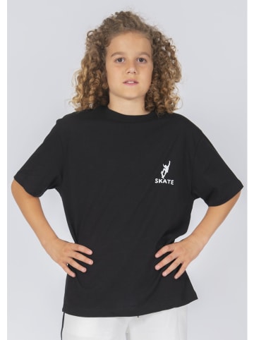 Blue Effect Shirt in Schwarz