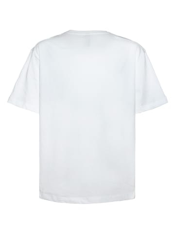 Blue Effect Shirt in Weiß