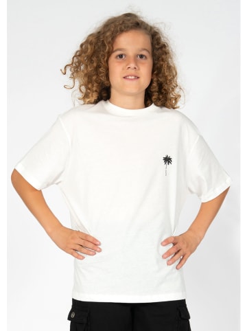 Blue Effect Shirt in Weiß