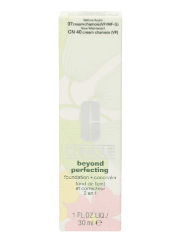 Clinique Podkład "Beyond Perfecting - 40 cream chamois" - 30 ml