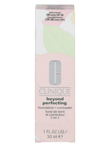 Clinique Podkład "Beyond Perfecting - 28 Ivory" - 30 ml