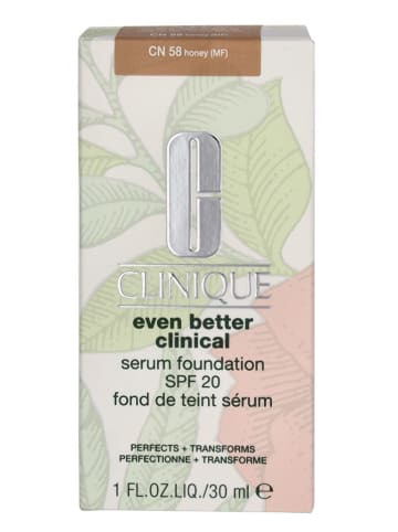 Clinique Serum-podkład "Even Better - 58 honey" - SPF 20 - 30 ml