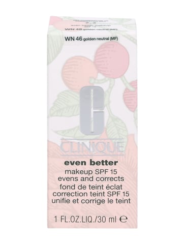 Clinique Foundation "Even Better - 46 golden neutral" - LSF 15, 30 ml