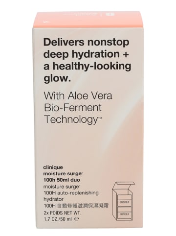 Clinique 2-delige set: gezichtscrème "Moisture Surge", elk 2 ml
