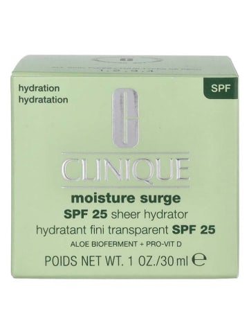 Clinique Gesichtscreme "Moisture Surge Sheer Hydrator - LSF25", 30 ml