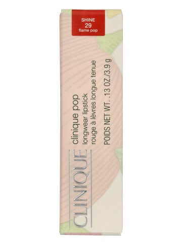 Clinique Lippenstift "Pop Longwear Shine - 29 Flame Pop" - 3,9 g