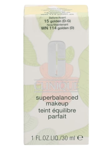 Clinique Foundation "Superbalanced - WN 114 Golden(D)", 30 ml