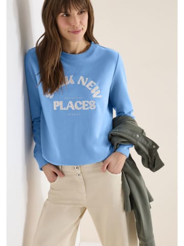Cecil Sweatshirt in Hellblau