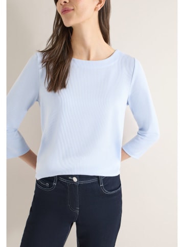 Cecil Longsleeve lichtblauw/wit