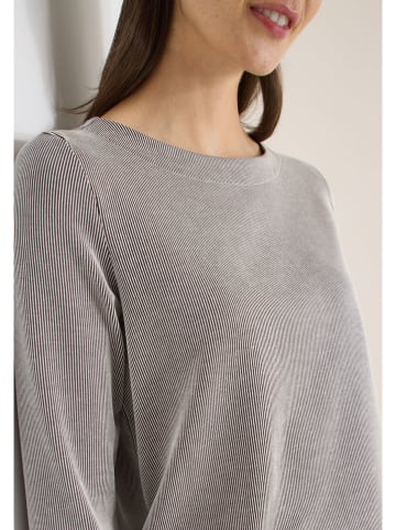 Cecil Longsleeve in Braun/ Weiß