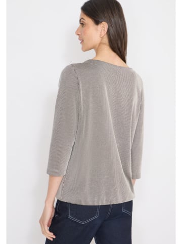 Cecil Longsleeve bruin/wit