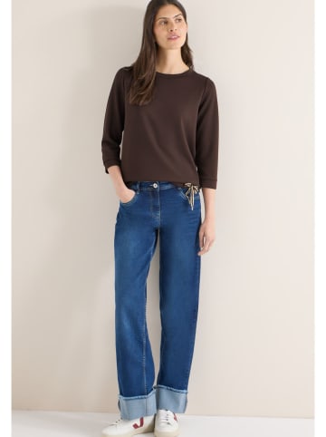 Cecil Sweatshirt in Dunkelbraun