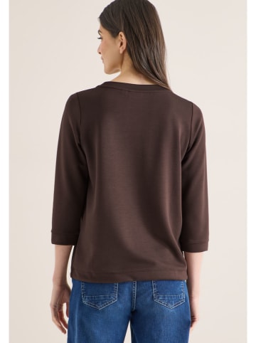 Cecil Sweatshirt in Dunkelbraun