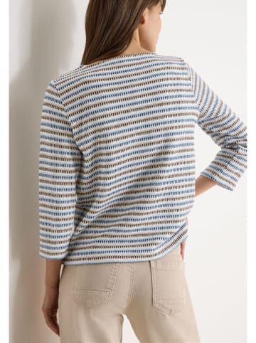 Cecil Koszulka w kolorze niebiesko-biało-brązowym