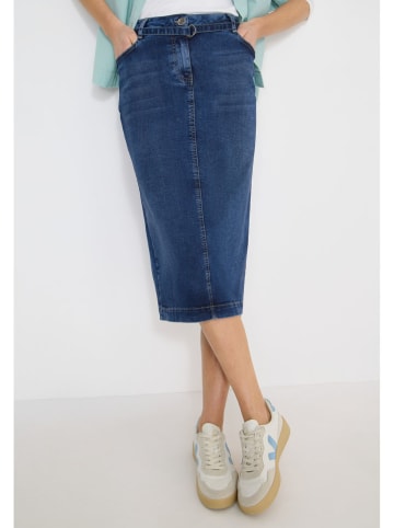 Cecil Spódnica dżinsowa w kolore granatowym