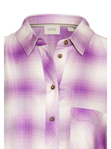 Camel Active Hemd in Creme/ Lila