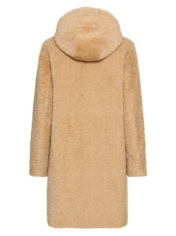 Camel Active Płaszcz pluszowy w kolorze beżowym