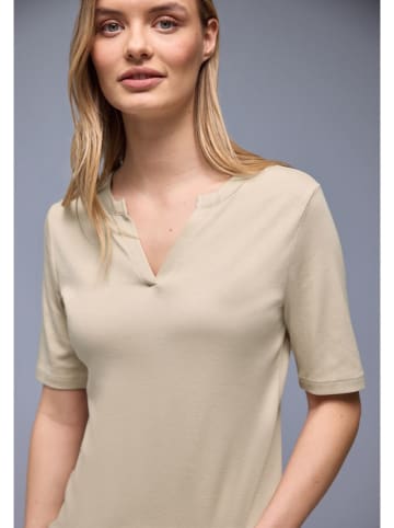 Street One Koszulka w kolorze beżowym