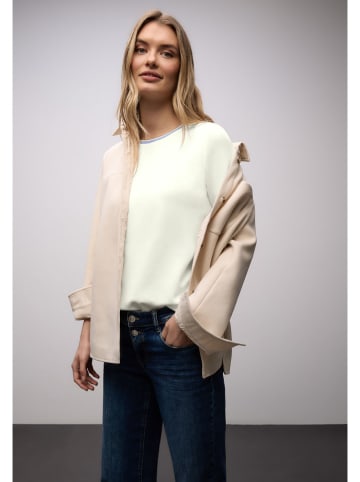 Street One Koszulka w kolorze kremowym