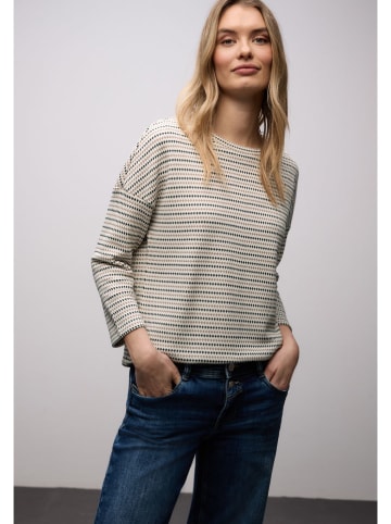 Street One Longsleeve in Creme/ Beige