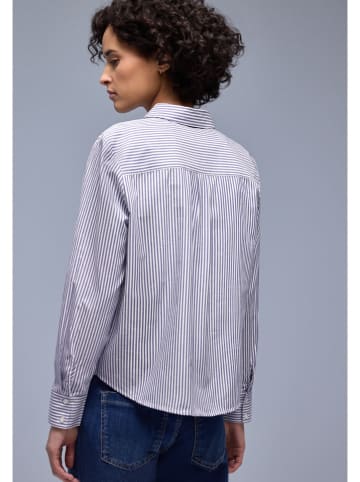 Street One Koszula w kolorze granatowo-białym