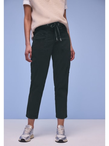 Street One Bojówki w kolorze ciemnozielonym