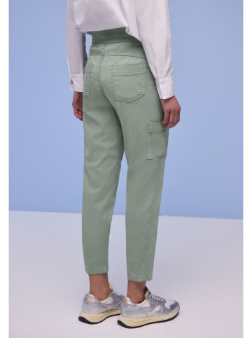 Street One Cargohose in Hellgrün