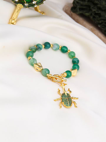 L'Atelier de Gaia Vergold. Armband mit Edelsteinen und Anhänger