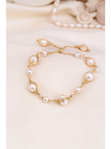 L'Atelier de Gaia Vergold. Armband mit Perlen