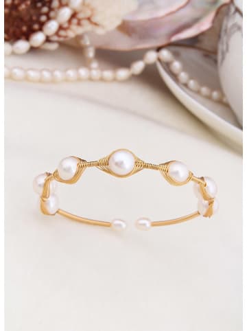 L'Atelier de Gaia Vergold. Armband mit Perlen