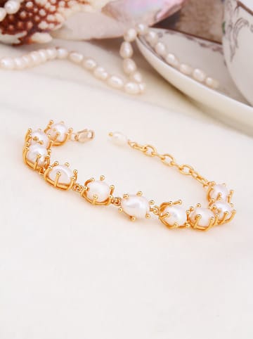 L'Atelier de Gaia Vergold. Armkette mit Perlen