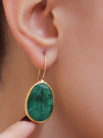 L'Atelier de Gaia Vergold. Ohrringe mit Edelsteinen