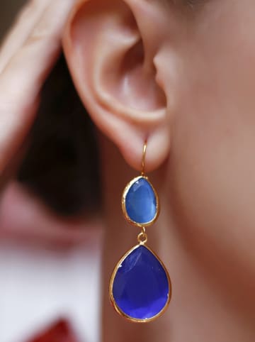 L'Atelier de Gaia Vergold. Ohrringe mit Edelsteinen