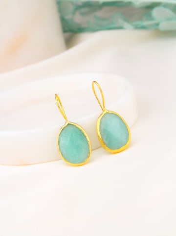 L'Atelier de Gaia Vergold. Ohrringe mit Edelsteinen