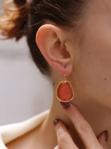 L'Atelier de Gaia Vergold. Ohrringe mit Edelsteinen