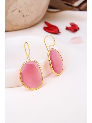 L'Atelier de Gaia Vergold. Ohrhänger mit Schmuckelementen