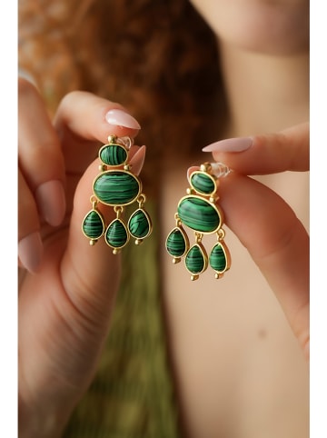 L'Atelier de Gaia Vergold. Ohrringe mit Edelsteinen