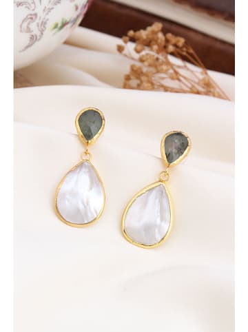 L'Atelier de Gaia Vergold. Ohrringe mit Edelsteinen