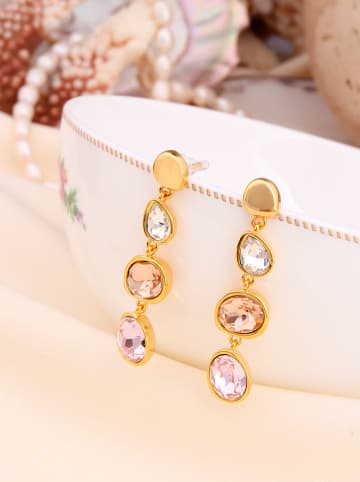 L'Atelier de Gaia Vergold. Ohrstecker mit Edelsteinen